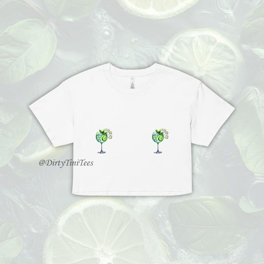 Hugo Spritz Drink of the Summer Aperol Spritz Cocktail Nips Crop Top Bachelorette Party Birthday Gift