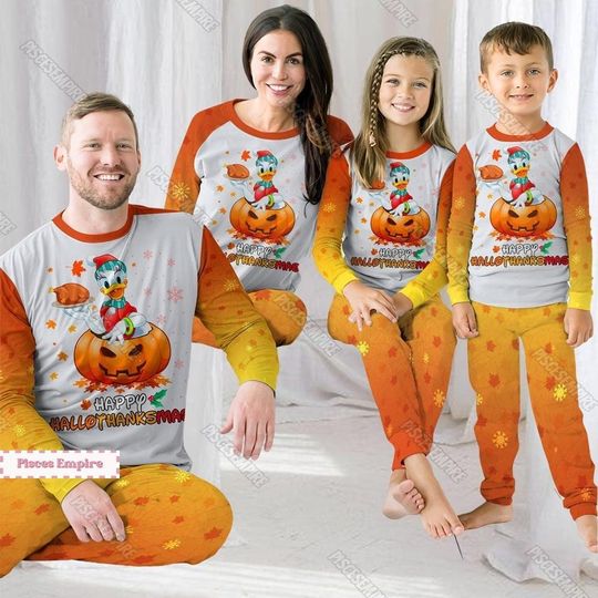 Donald Duck Pajamas Set, Mickey And Friends Shirt, Disney Donald Family Pajamas