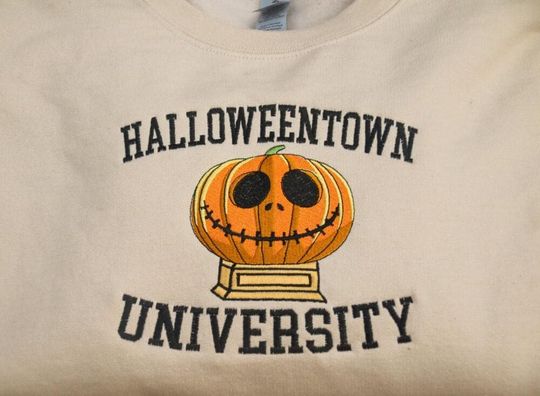 Halloweentown University Embroidered Sweater