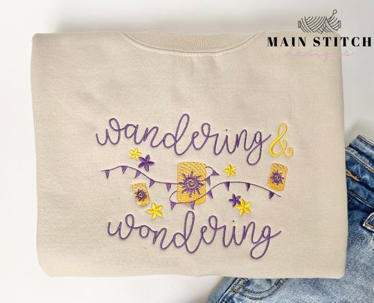 Wondering and Wandering, Rapunzel Inspired Disney Sweater
