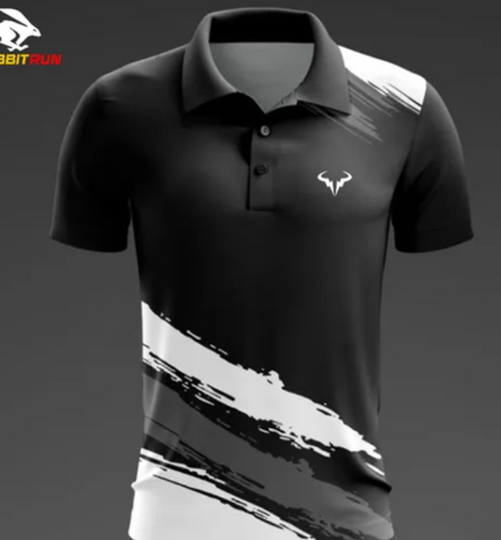 Outdoor Table Tennis Sports Polo T Shirt For Men Fashion Lapel Short Sleeve Summer Comfortable Breathable Tracksuits Loose Tops