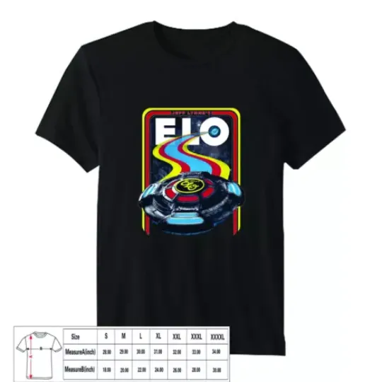 Jeff Lynne'S Elo Rock Band New Gildan T-Shirt