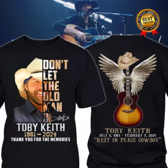 NEW Toby Keith 3D T-shirt short sleeve All sizes