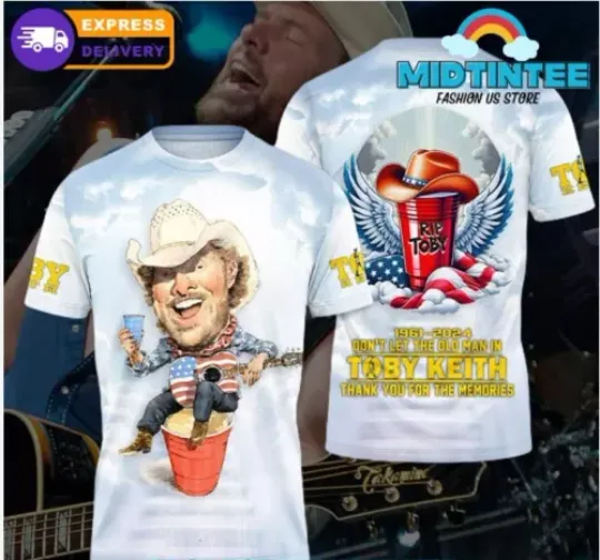 Toby Keith For The Memories Shirt 3D T shirt, best gift