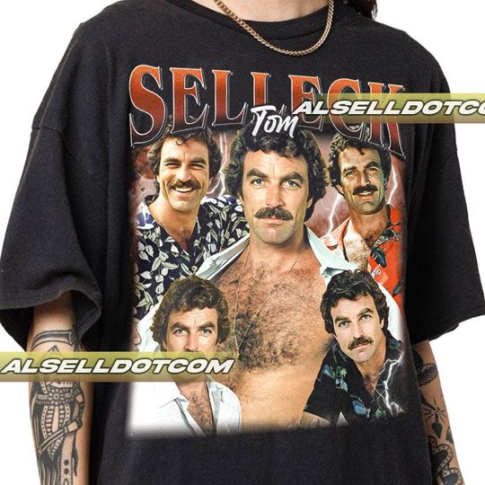 Limited Tom Selleck Vintage Shirt  Gift for Woman and Man