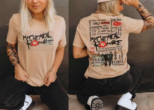 My Chemical Romance shirt Song title Shirt merch