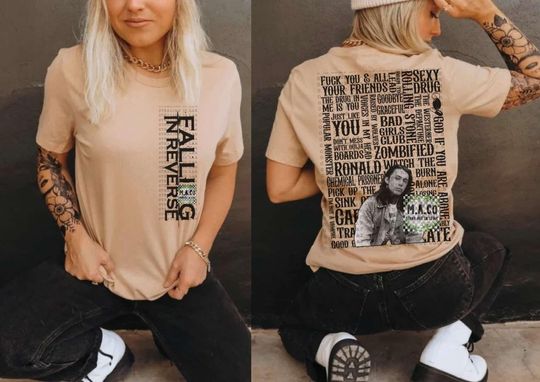 Falling in reverse shirt song title shirt FIR shirt merch