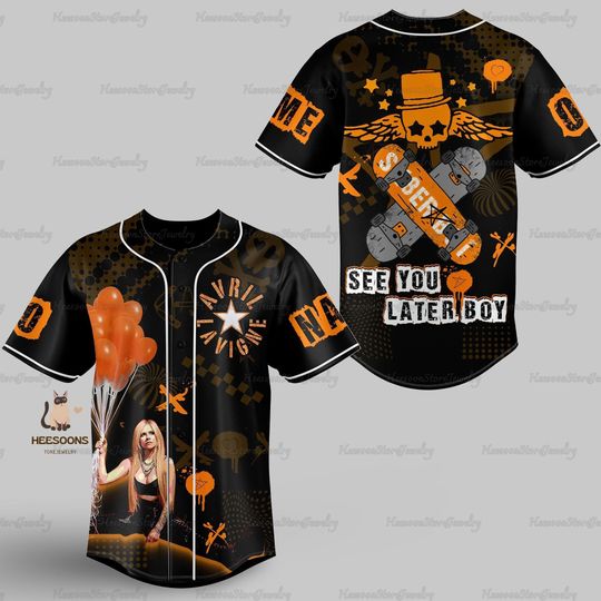 Avril Lavigne Baseball Jersey, Personalized Avril Lavigne Shirt, Avril Lavigne Jersey, Greatest Hits Tour Shirt, Music Tour Shirt