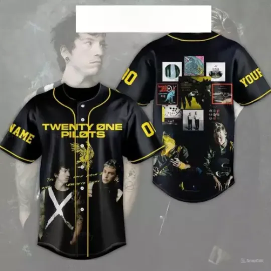 Personalized 21 Pilots Jersey, 21 Pilots Baseball Jersey