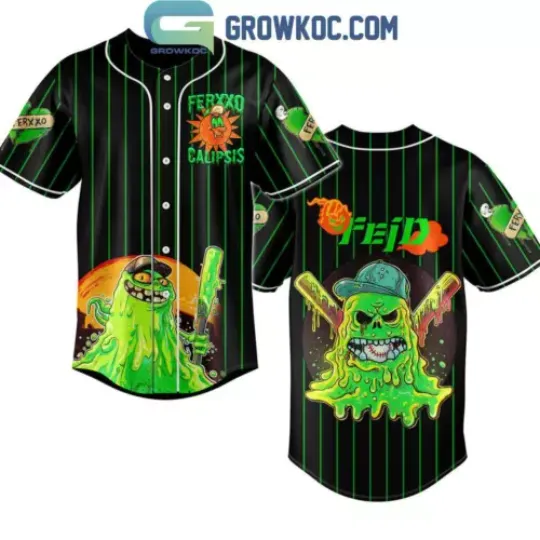 Feid Ferxxo Calipsis Slimer Monster Personalized Baseball Shirt