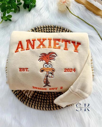 Halloween Inside Out Anxiety Shirt, Disney Inside Out Sweatshirt