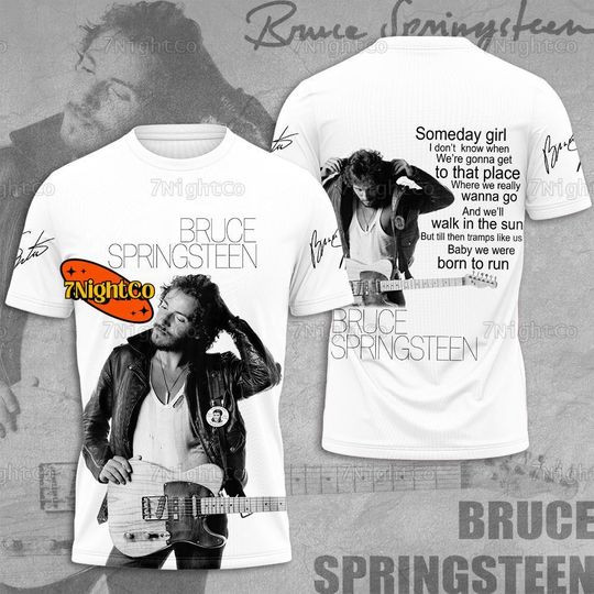 Bruce Springsteen Shirt, Bruce Springsteen 2024 Shirt, Retro Bruce Springsteen Tshirt, Music Rock Tour Shirt, Bruce Springsteen Merch