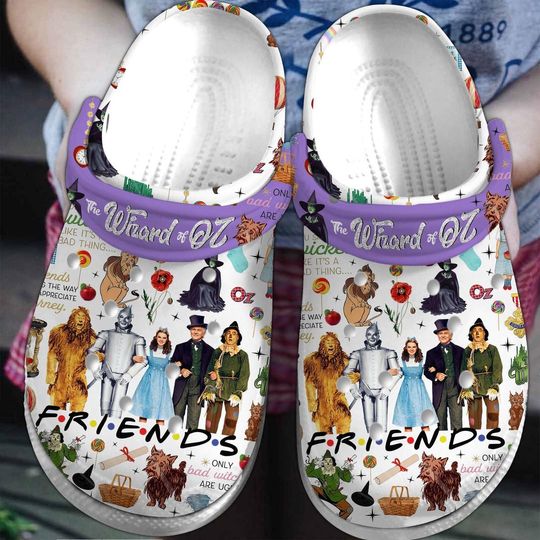 Halloween The Wizard Of Oz Clogs, The Wizard Of Oz, The Wizard Of Oz Women Shoes, Halloween movie Shoes, Lions And Tigers And Bears Shoes