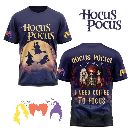 Hocus Pocus Shirt, Sanderson Sisters Shirt, Hocus Pocus Comfort Colors Shirt, Halloween Shirt, Disney Halloween Shirt, Halloween Party
