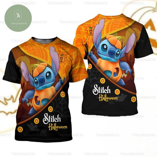 Halloween Stitch Tshirt, Lilo And Stitch Shirt, Stitch Unisex Tshirt, Stitch Funny Shirt, Magic Kingdom Shirt, Disney Birthday Gift