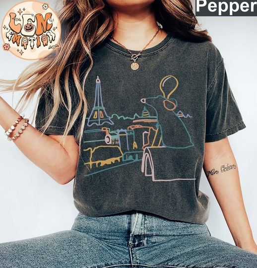Vintage Disney Pixar Ratatouille Comfort Colors Shirt, Disney Remy Shirt, Ratatouille Shirt, Anyone Can Cook Shirt, Remy Paris Disney Shirt