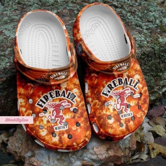 Fireball Clogs, Fireball Sandals, Fireball Whisky Sandals, Fireball Cinnamon Gift, Fireball Gift