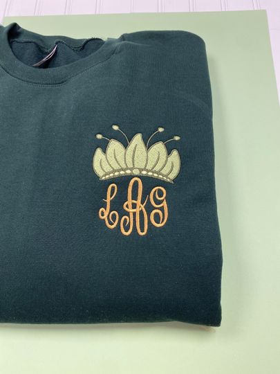 Tiana Monogram Embroidered Sweatshirt