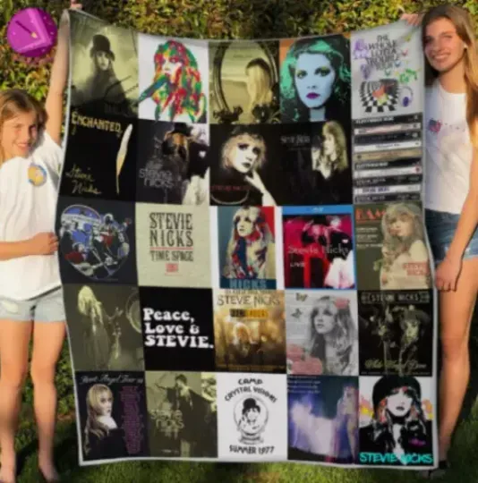 Stevie Nicks Blanket Music Velveteen Plush Fleece Blanket