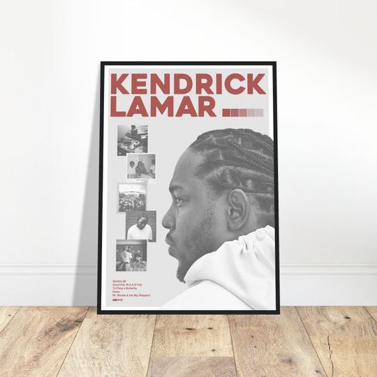 Kendrick Lamar Poster Print, Kendrick Lamar Albums Poster, Kendrick Lamar Abstract Poster, Music Decor, HipHop Decor, Kendrick Lamar Decor