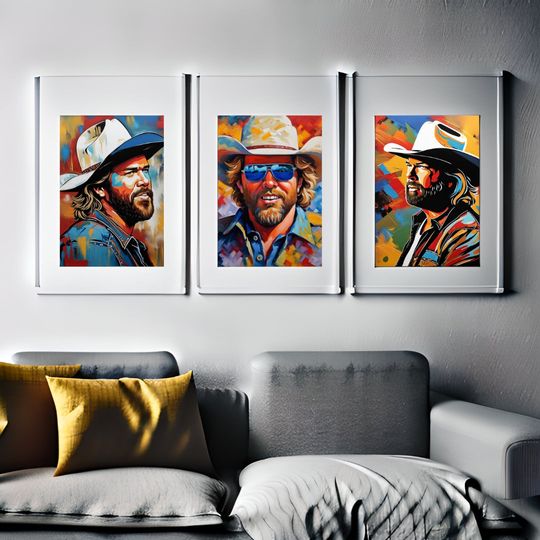 Toby Keith Iconic Poster, Album Cover Poster, Music Poster, Home Decor, Wall Art