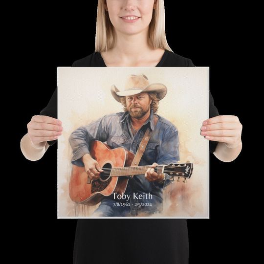 Toby Keith Iconic Poster, Album Cover Poster, Music Poster, Home Decor, Wall Art