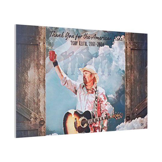 Toby Keith Iconic Poster, Album Cover Poster, Music Poster, Home Decor, Wall Art