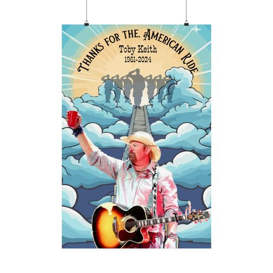 Toby Keith, Thanks for the American Ride, Matte Posters