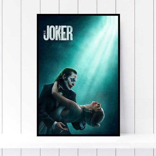 Joker Folie  Deux Movie Poster, Wall Art Home Decor, Art Poster Gifts, Vintage Movie Collectibles