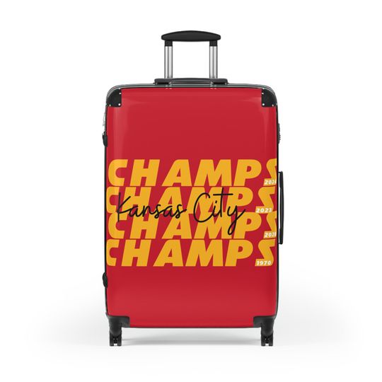 Kansas City Champs Suitcase Collection, Super Bowl Champions