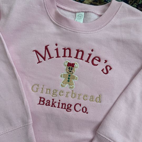 Youth Minnie's Gingerbread Baking Co. Christmas Sweater - Disney Christmas Sweater