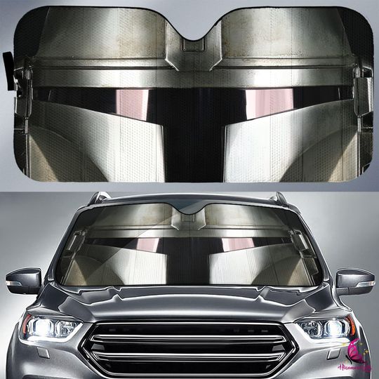 The Mandalorian Car Sun Shade, The Mandalorian Grogu Auto Sunshade, Starwars Galaxy Edge, Car Decor Car Windshield Car Accessories