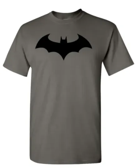 Batman T-Shirt Logo Classic Official Movie DC Comics Justice League Men's Tops Tee