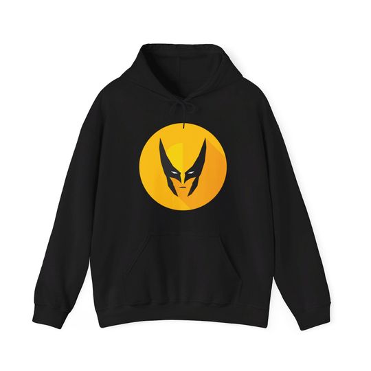 Wolverine Logo Unisex Heavy Blend Hooded Sweatshirt