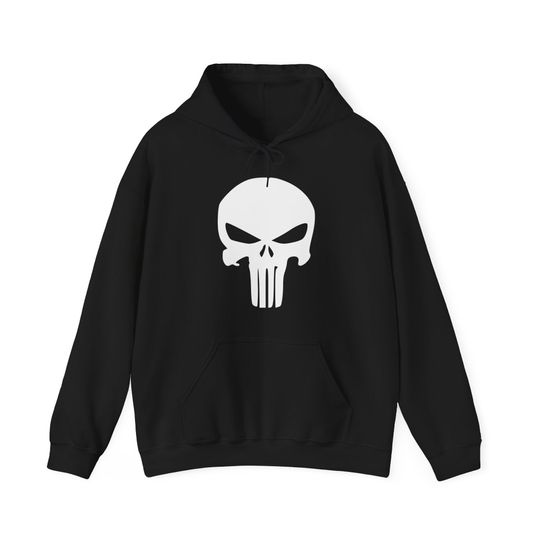 Punisher Logo Unisex Heavy Blend Hooded Sweatshirt