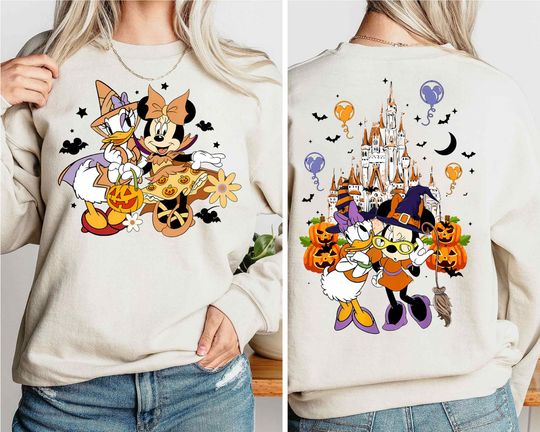 Disney Halloween Trip shirt, Disney Best Friends Shirts, Minie Halloween Shirt, Halloween Friend Shirts, Besties Shirts, Daisy Halloween Tee