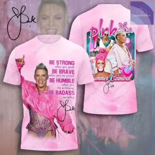 Pink Shirts for Her Concert 2024 tour