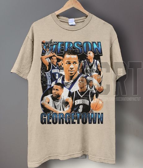 Vintage ALLEN IVERSON Unisex T Shirt, Basketball shirt