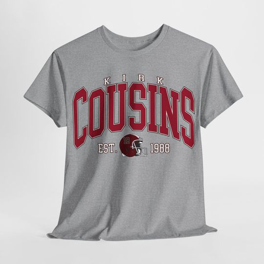 KIRK COUSINS Shirt, Football shirt, Classic 90s Graphic Tee, Unisex, Vintage Bootleg, Gift, Retro