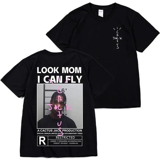 Travis t-shirt Unisex | Look Mom I Can Fly Premium | Hip Hop Streetwear Clothing