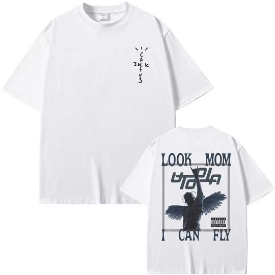 Travis  t-shirt Unisex | Look Mom I Can Fly Utopia | Hip Hop Streetwear Clothing
