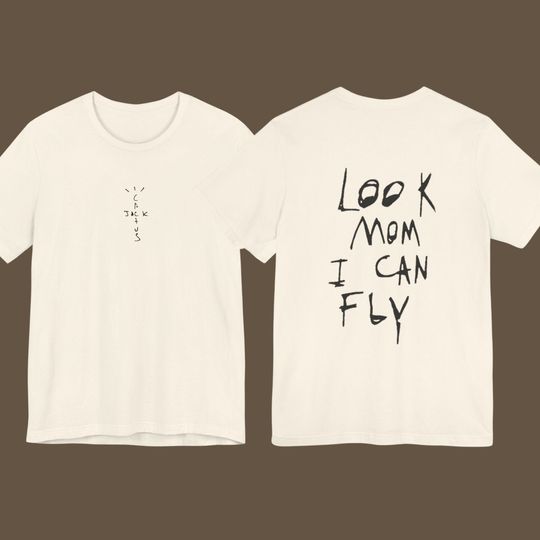 Look Mom I Can Fly Shirt, Cactus Jack Tee, Travis Cactus Jack T-shirt, Cactus Jack Merch, Travis Cactus Jack Tee, Unisex Tee