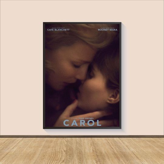 Carol Movie Poster Print, Room Decor, Movie Art, Gifts for Him/Her, Wall Art Print, Vintage Film Art, Movie Print