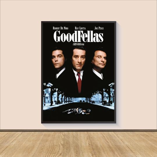 Goodfellas (1990) Vintage Movie Poster Print, Room Decor, Movie Art, Gifts for Him/Her, Wall Art Print, Vintage Film Art