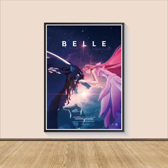 Belle Anime Movie Poster Print, Room Decor, Movie Art, Gifts for Him/Her, Wall Art Print, Art Poster For Gift, Movie Print