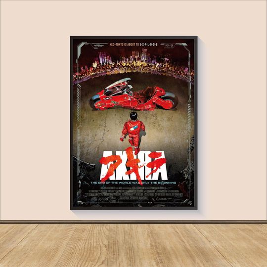 Akira (1988) Vintage Movie Poster Print, Room Decor, Gifts for Him/Her, Wall Art Print
