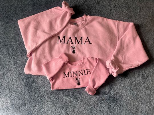 Mama & Minnie Embroidered Matching Sweatshirts, Disney