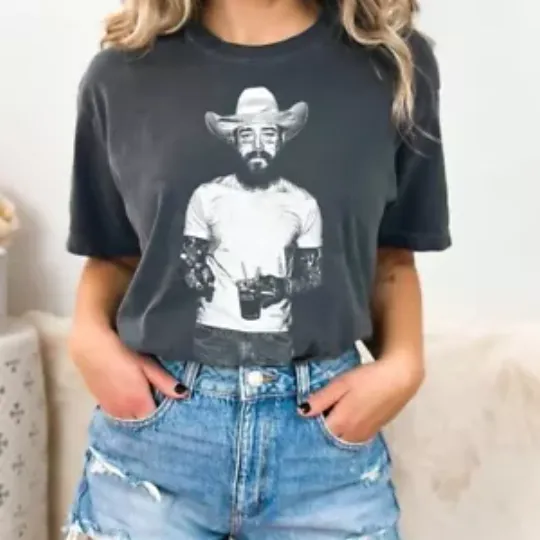 Post Malone Shirt, Cowboy Post Shirt, Post Malone Country Shirt