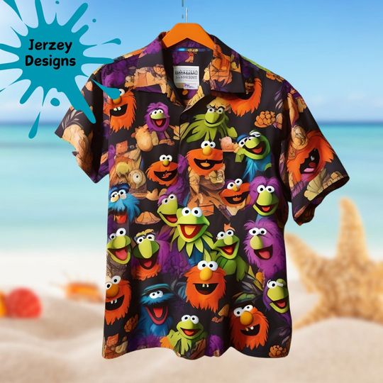 Mumpets Halloween Hawaiian Shirt Print Tropical Beach Gift For Men, Youth, Dad, Boyfriend, Lover, Best Gift For Party Halloween, Birthday