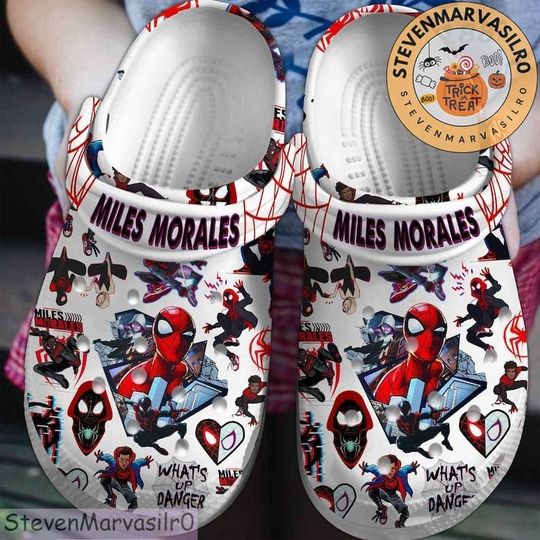 Spider Man Clogs, Spider Man Clogs Shoes, Personalized Clogs Shoes, Custom Slipper, Christmas Gift, Halloween Gift